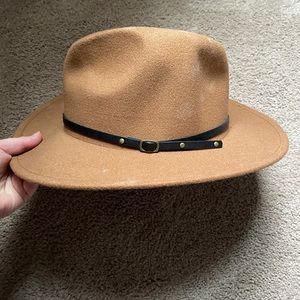 Brown tan hat